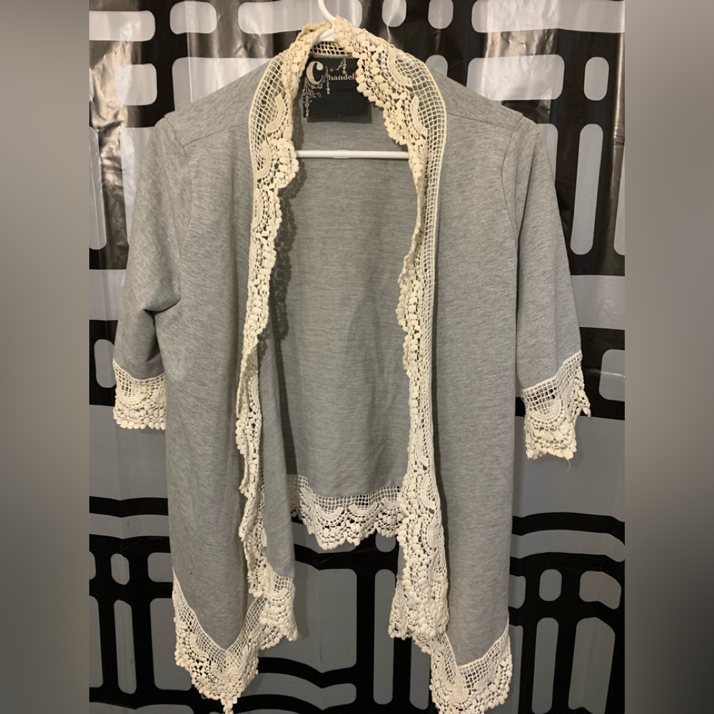 🔥5$25- Chandelier Cardigan Sz S